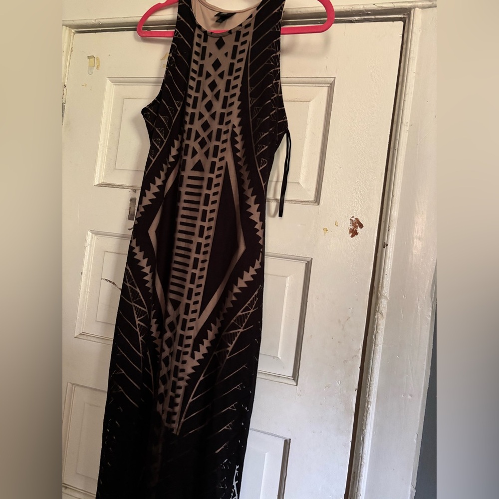 Black sheath dress